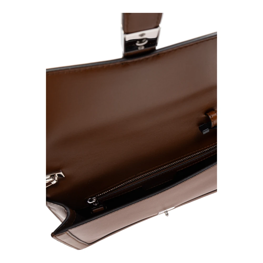 Max Mara Clutch Bianca Brown Dames
