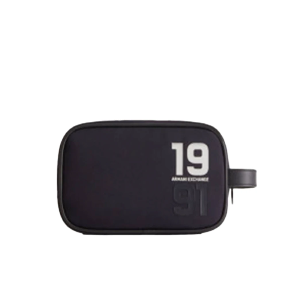 Armani Exchange Mannelijk Zwart Authentieke Ax E Trousse