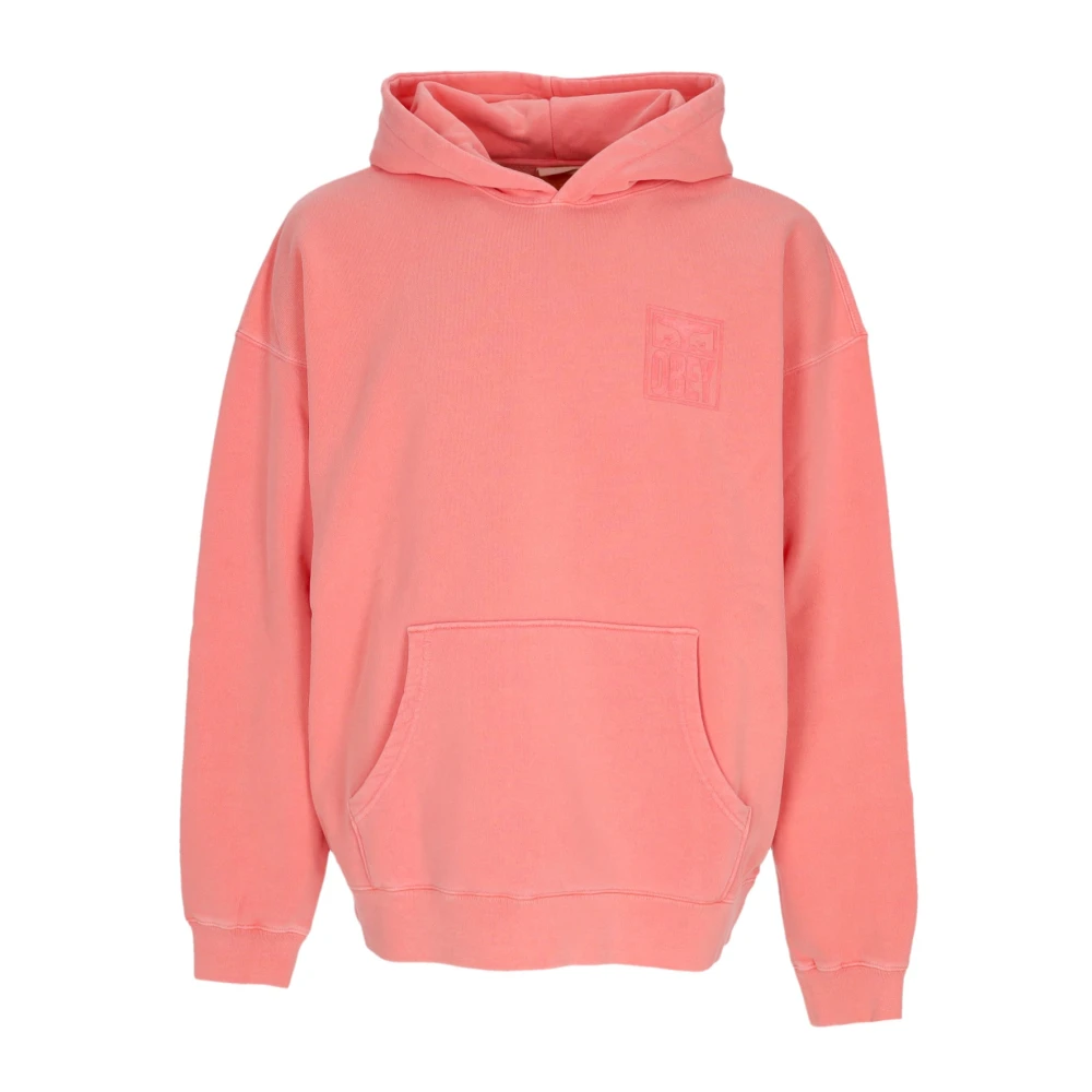 Obey Pink Pigment Eyes Icon Lightweight Hoodie - Male - Hoodies - Xl - Sweatshirts & Hoodies