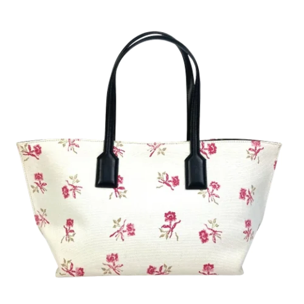 Loewe Pre-owned Fabric handbags White Dames