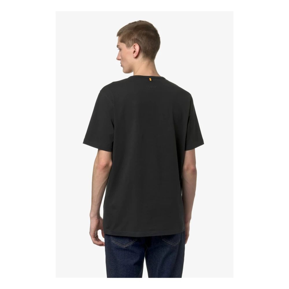 K-way T-Shirts Black Heren