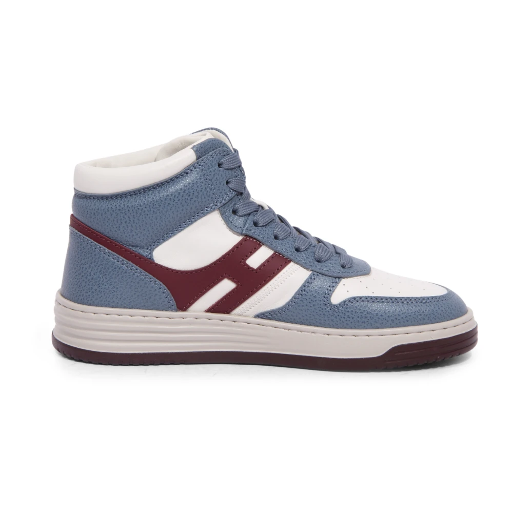 Hogan Women's Blue Basket Sneakers With Memory Foam Technology