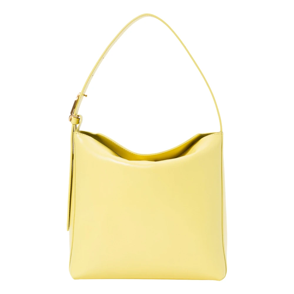 Twinset Gele leren hobo tas Jolie Yellow Dames