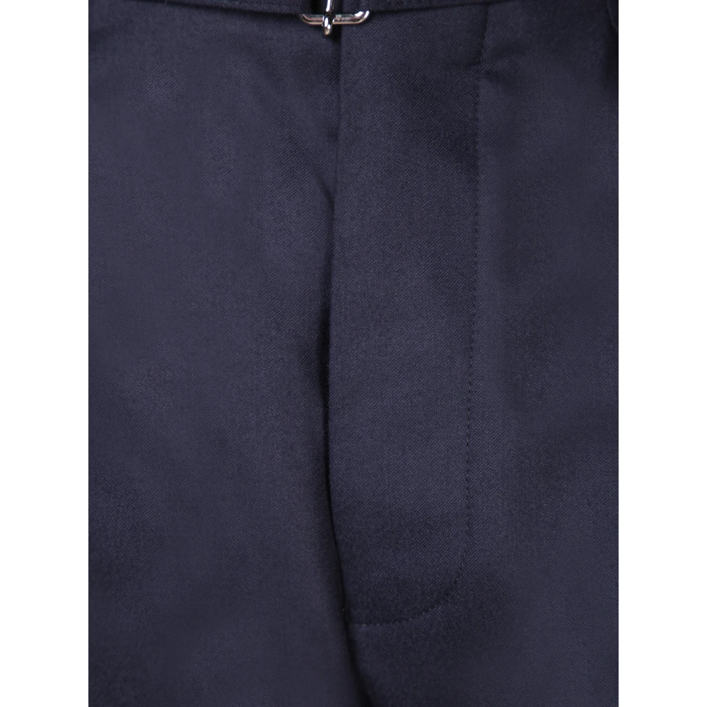 Officine Générale Geribbelde Broek met Taps Toelopende Pijpen Blue Heren