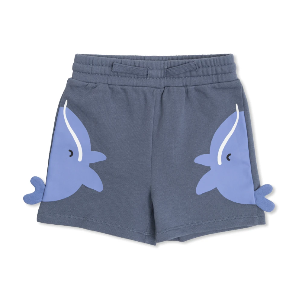 Stella Mccartney Unisex Kids Blue Printed Shorts - Shorts - 12 M - Kids