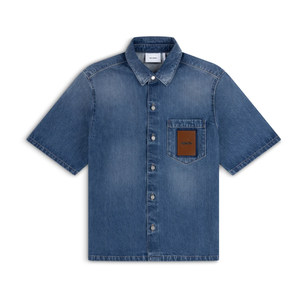 Axel Arigato Ronan Denim Overhemd Blue Heren