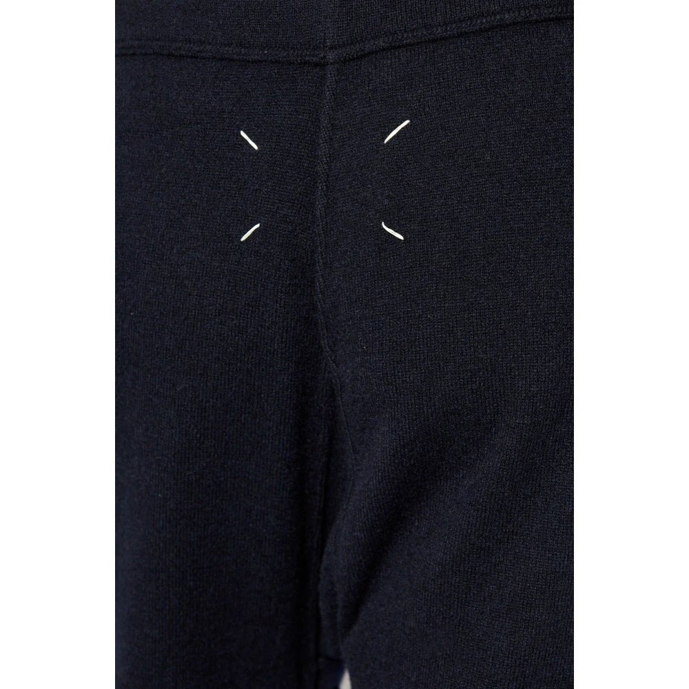 Maison Margiela Wollen broek Blue Heren