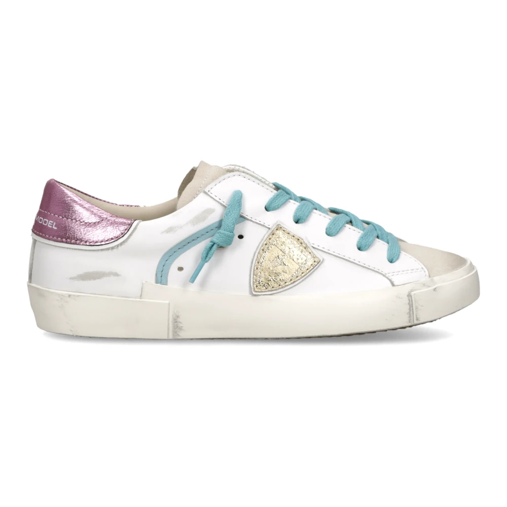 Philippe Model Donna Bianco - Prsx Tennis - Shoes - 42 Eu