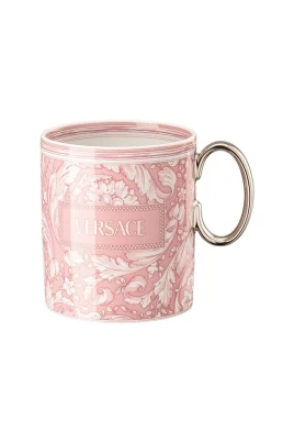 Barock Ros Glas med Handtag