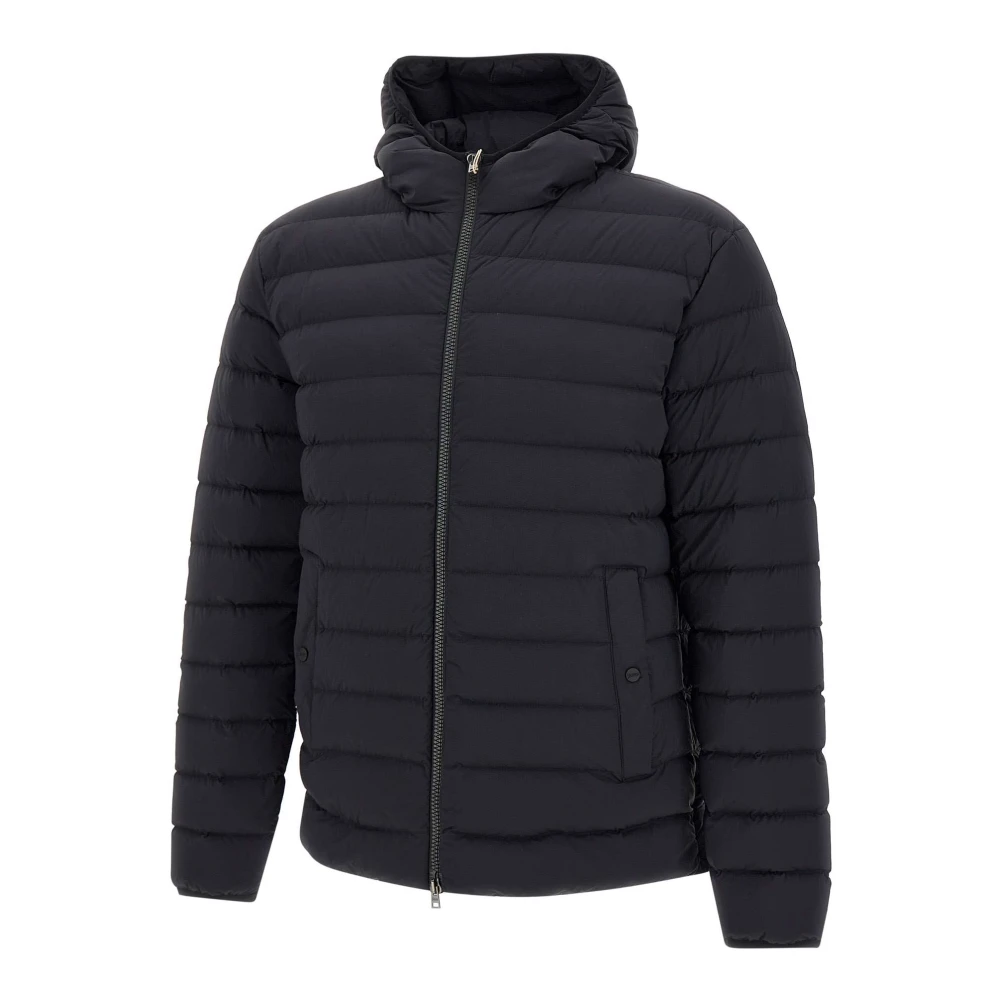 Herno Zwarte Jassen & Mantels Aw24 Black Heren