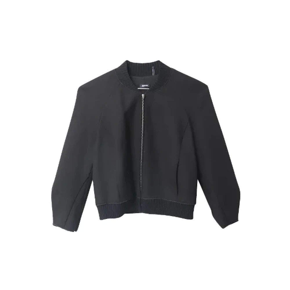 Jil Sander Pre-owned Polyester outerwear Black Dames
