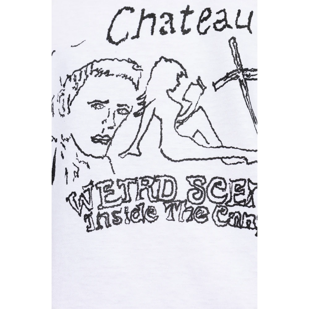 Misbhv Bedrukt T-shirt White Heren