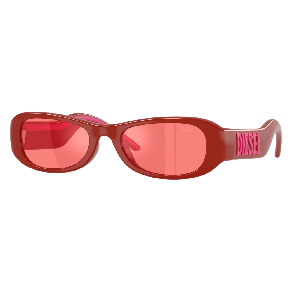 Diesel Unisex Red Dl3020u 2054C8 Sunglasses Injected Pillow Mirror - Image 2
