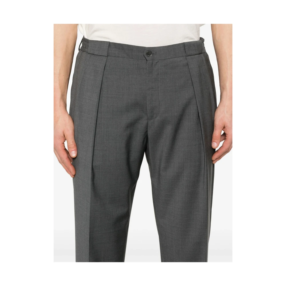 Briglia Antracietgrijze Casual Broek Gray Heren