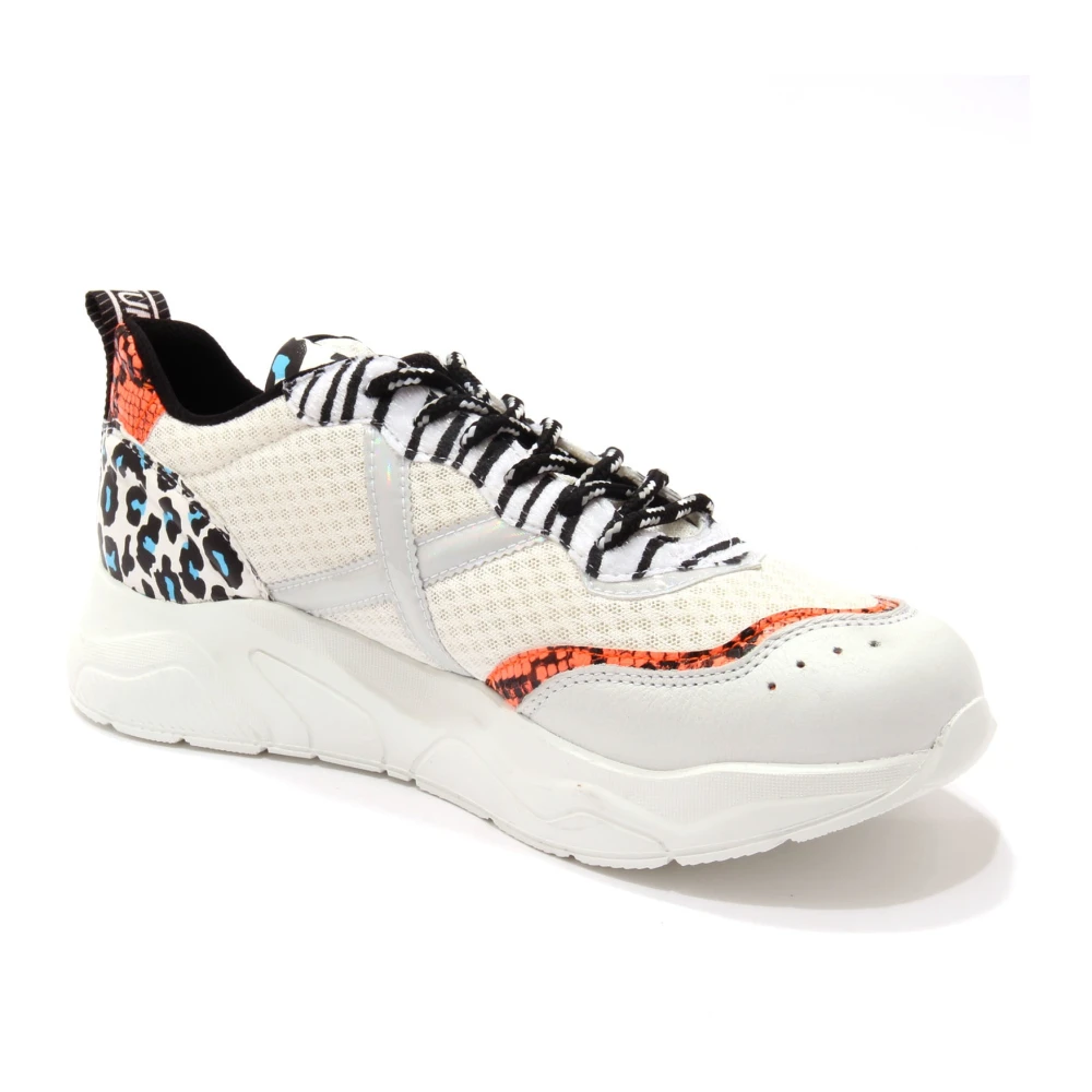 Munich Witte Leren Schoenen Unic X Wave 16 Dames Schoenen