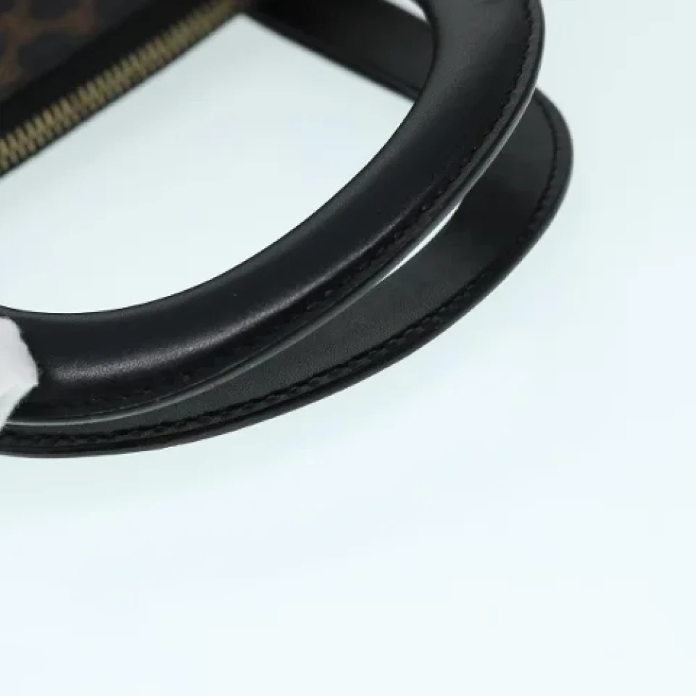 Celine Vintage Pre-owned Canvas handbags Black Dames