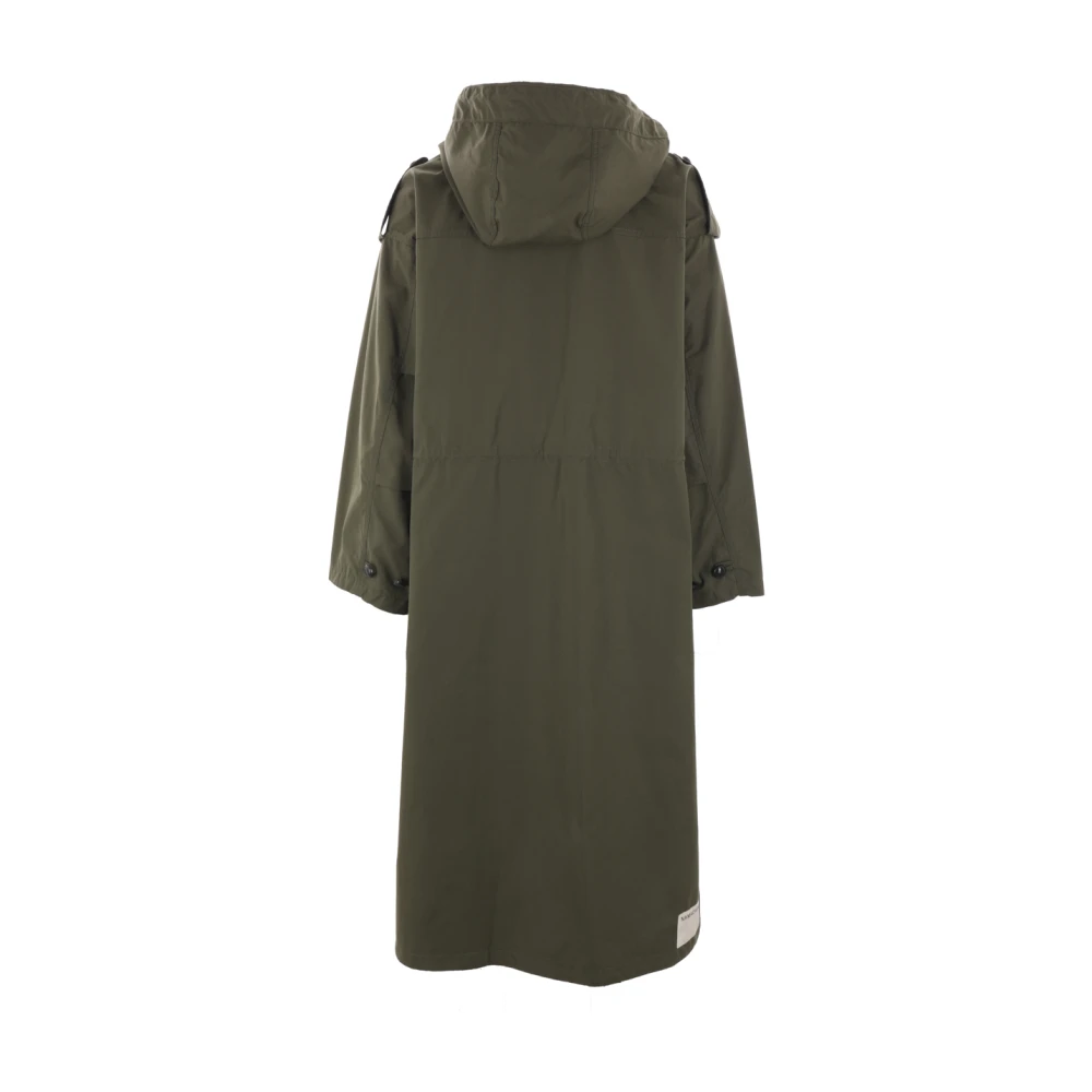 Namacheko Groene Oversize Parka met Afneembare Capuchon Green Heren