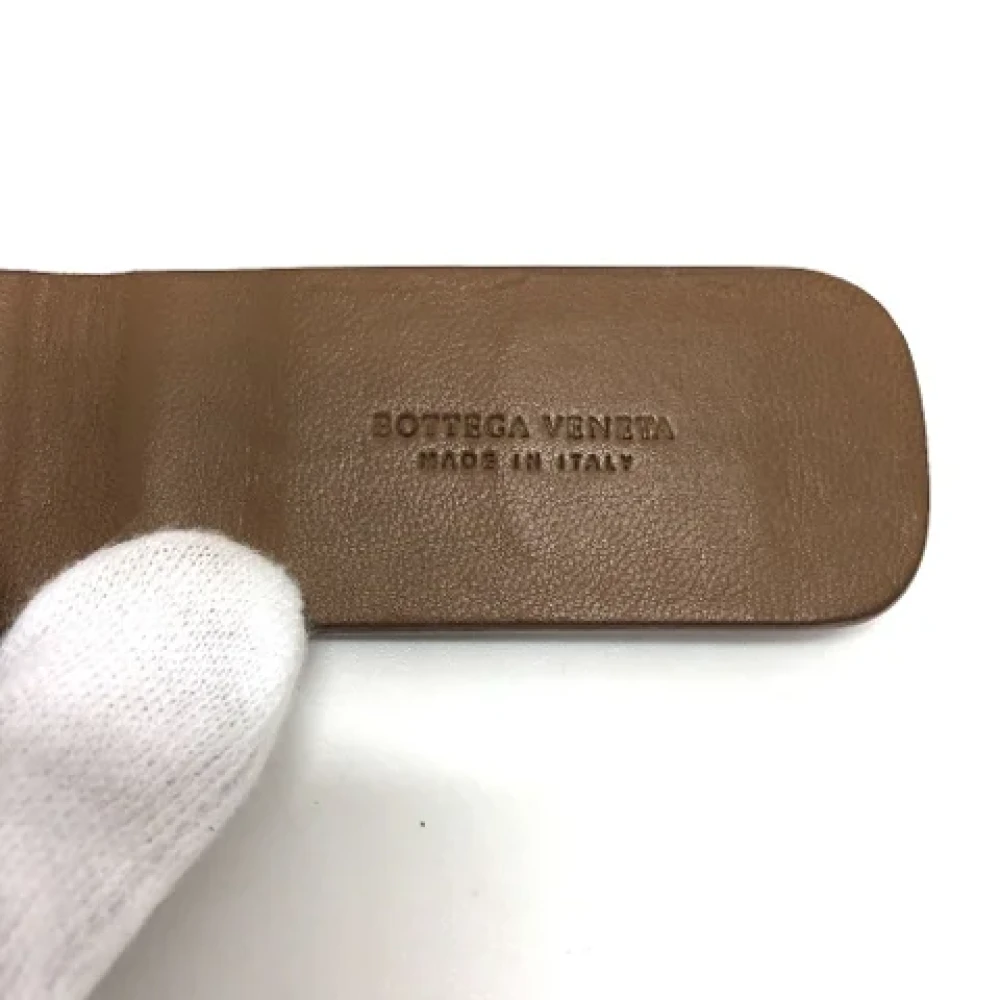 Bottega Veneta Vintage Pre-owned Leather wallets Brown Heren