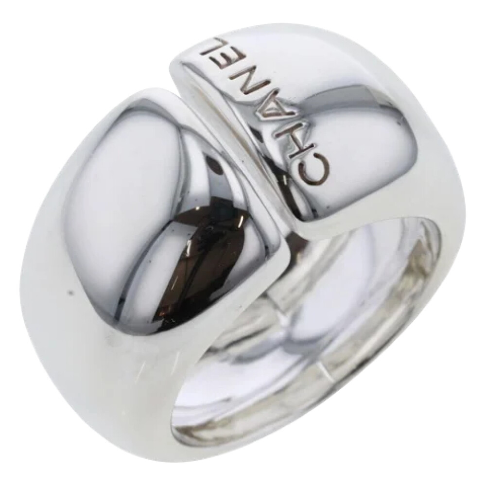 Pre owned Plata anillos Chanel Vintage Mujer Miinto