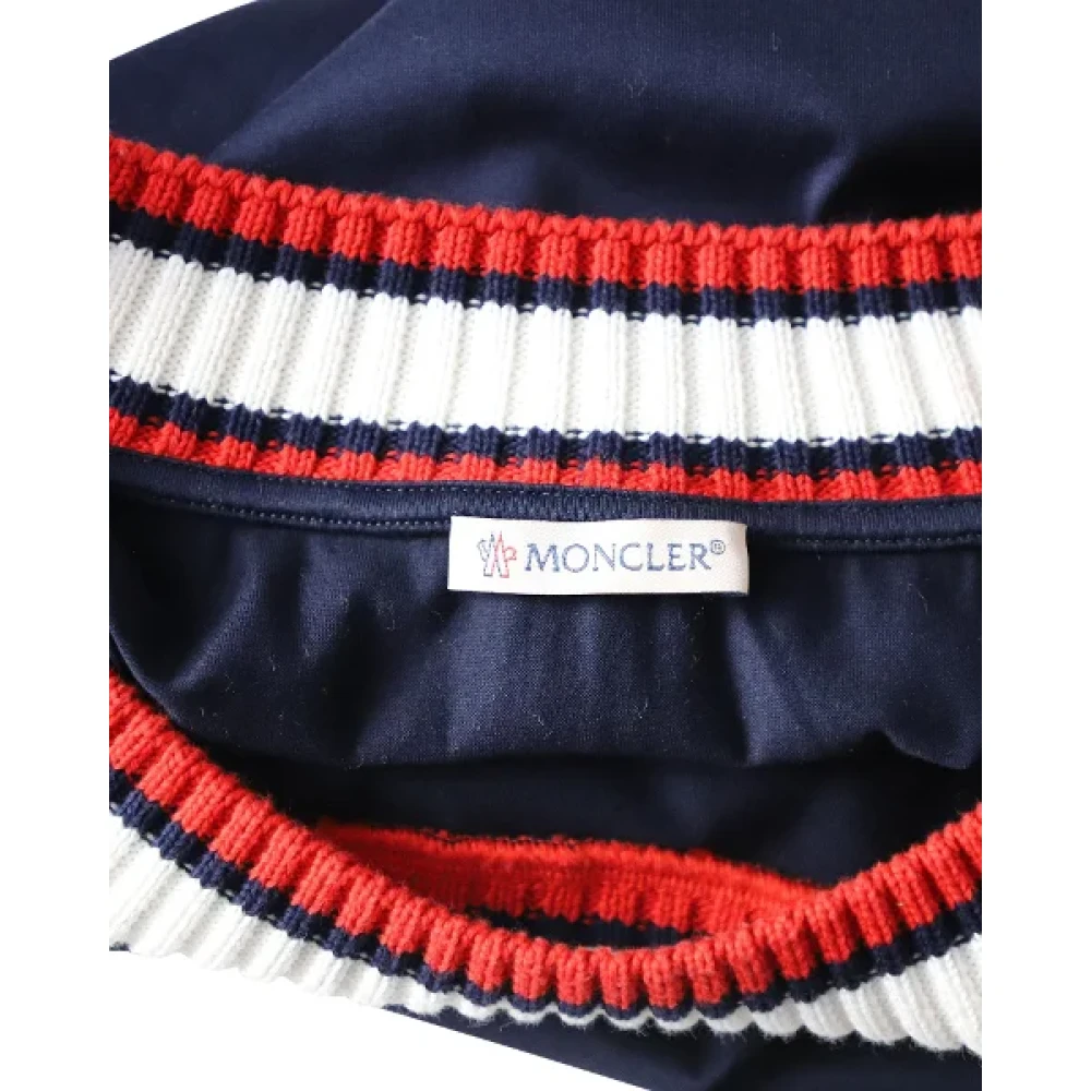 Moncler Pre-owned Cotton tops Blue Dames