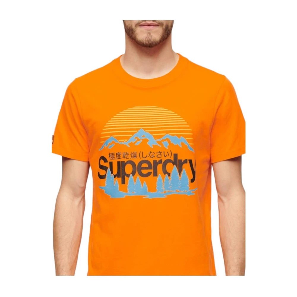 Superdry Outdoor Landschap T-shirt Orange Heren