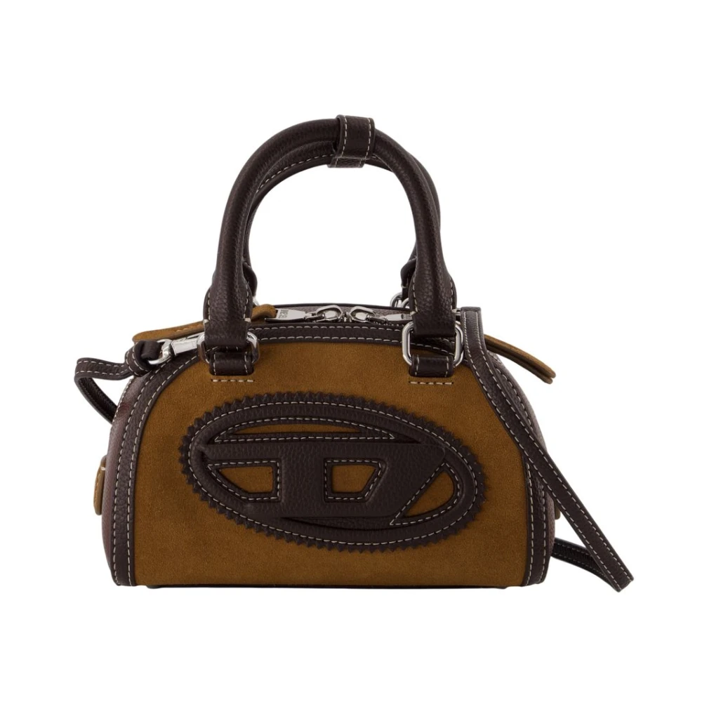 Diesel Vrouw Bruin Tassen Dames, One Size, Leer, 1Dr Dome Tas