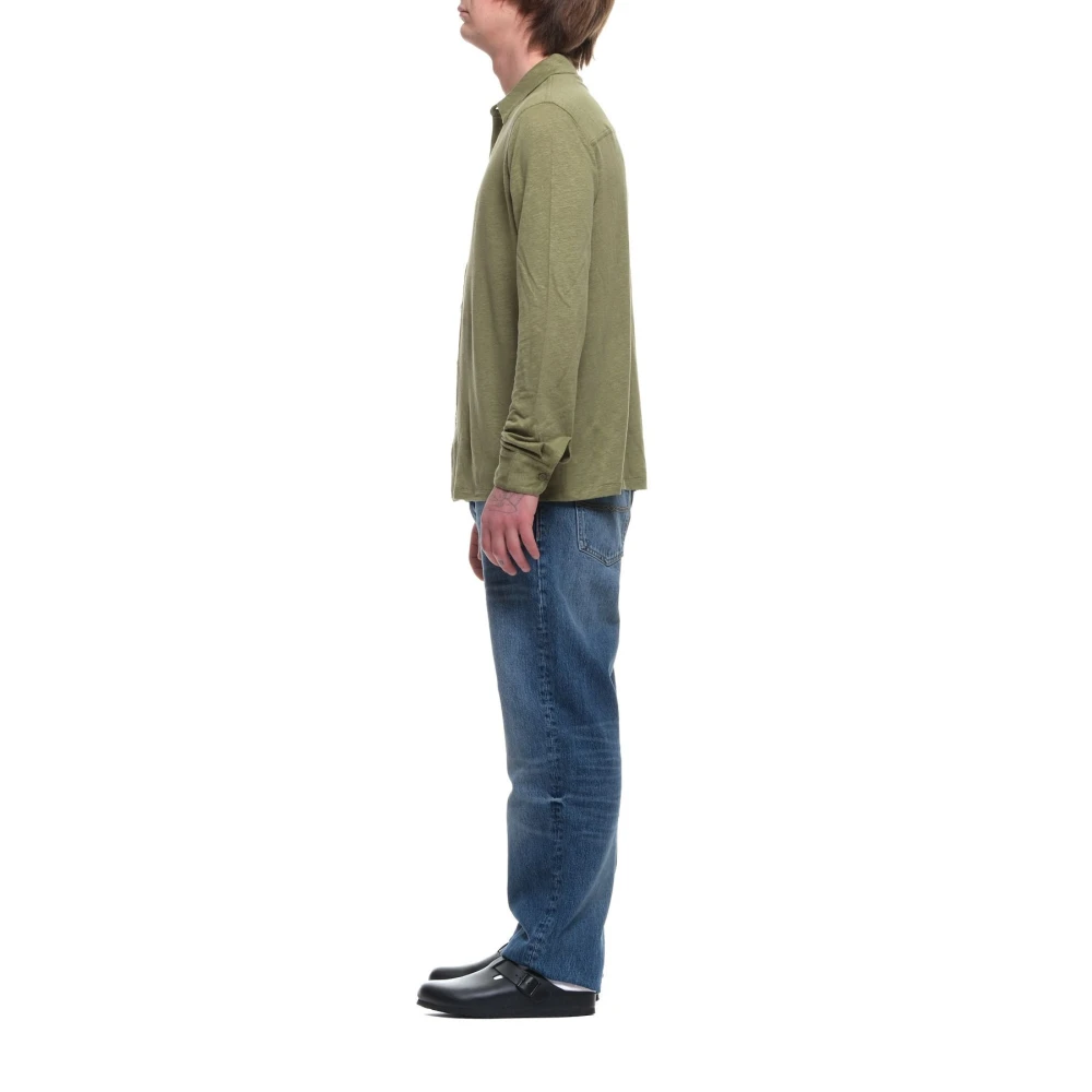 majestic filatures Casual Polo Shirt Green Heren
