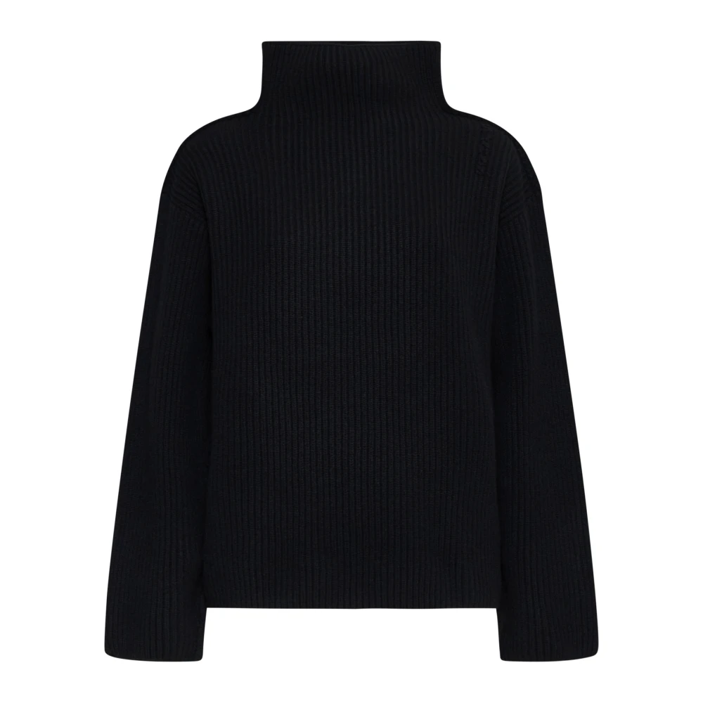 Marni Donna Nero Maglione A Collo Alto