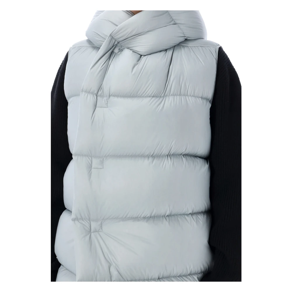 Rick Owens Lichtblauwe Puffer Buitenkleding Aw24 Blue Dames