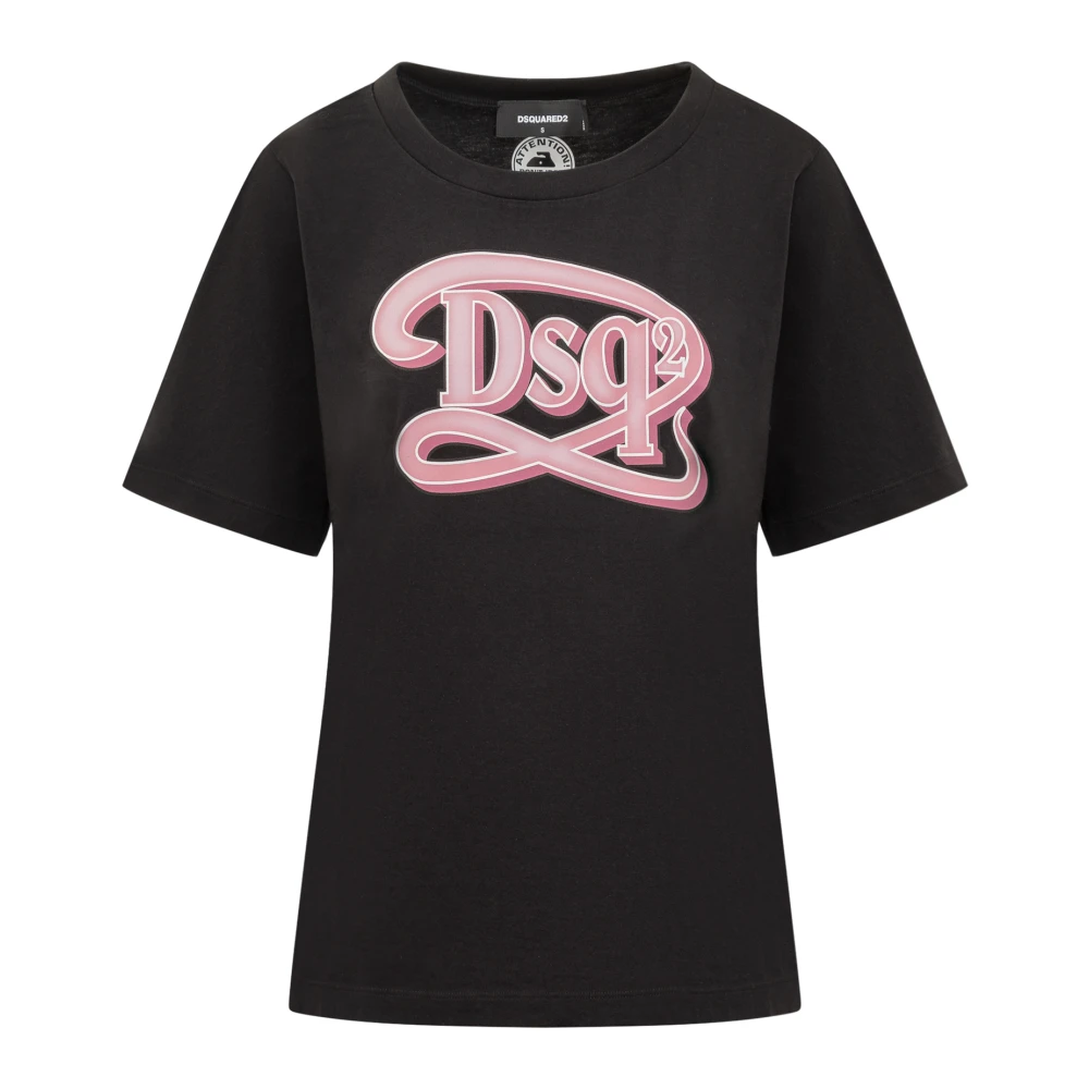 Dsquared2 T-Shirt Collectie Black Dames