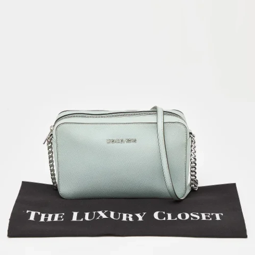 Michael Kors Pre-owned Leather shoulder-bags Green Dames