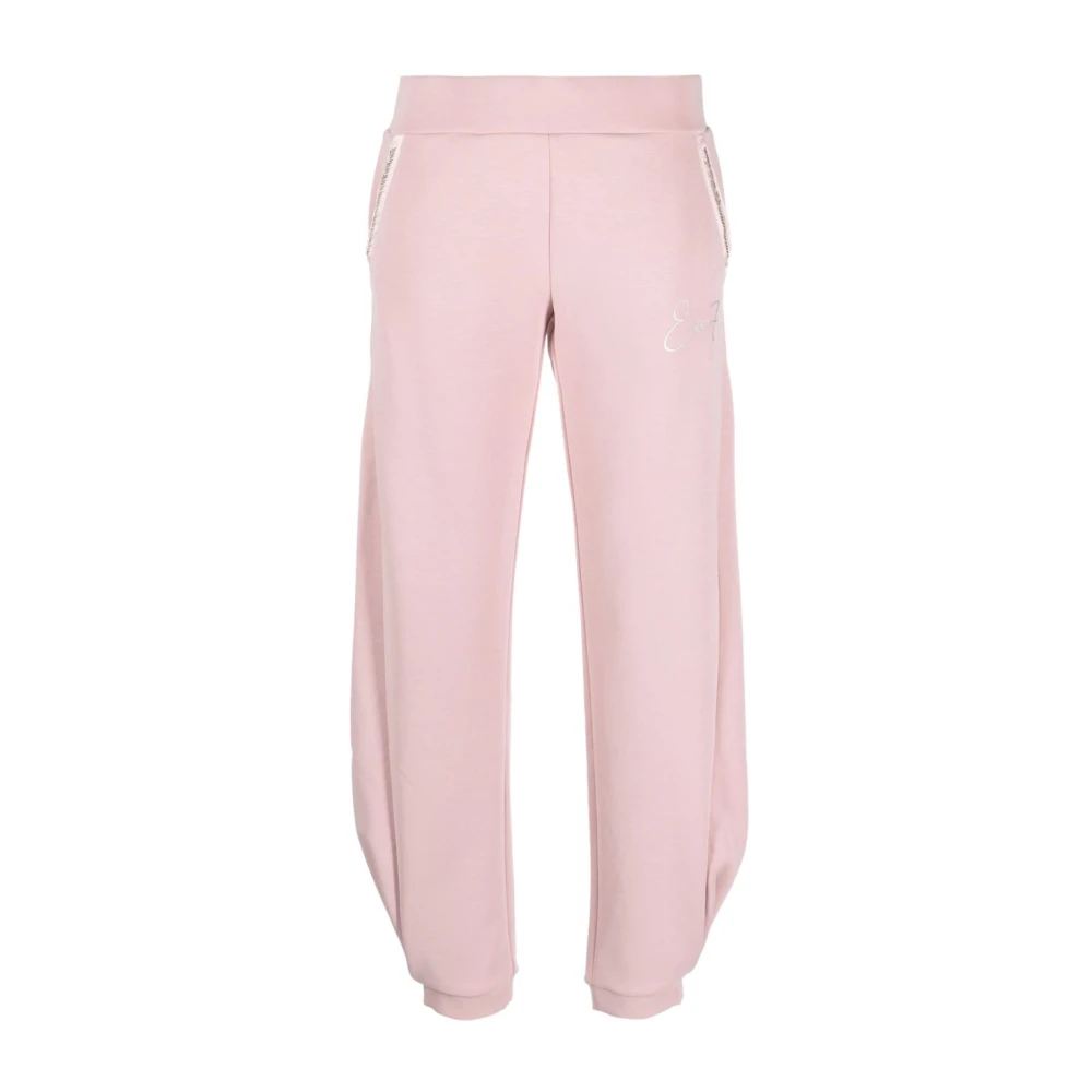 Emporio Armani EA7 Logo Sweatpants in Roze Pink Dames