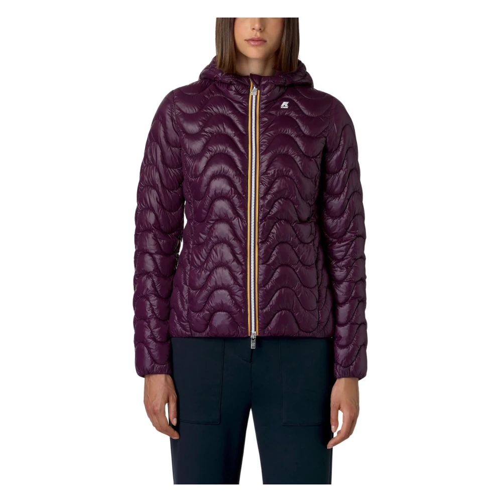 K-way Gewatteerde Lily Jas Purple Dames