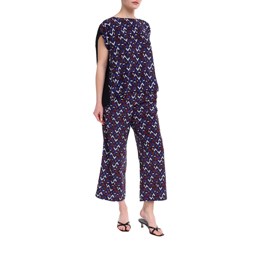 Max Mara Elegante Blouse Papilla Multicolor Dames