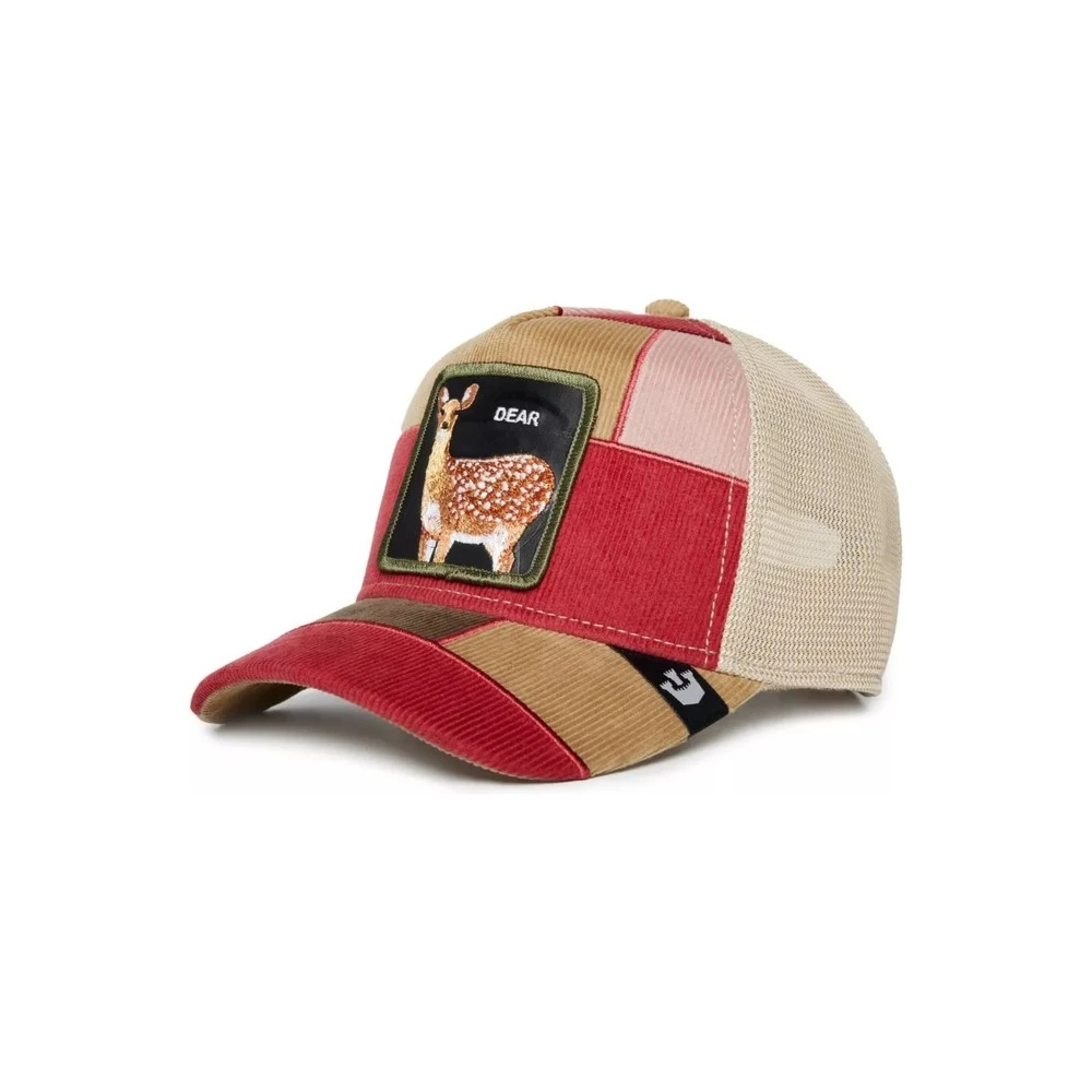 Goorin Bros Rode Vos Patchwork Trucker Pet Multicolor Heren