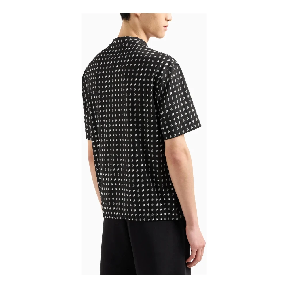 Emporio Armani Stijlvolle Jersey T-shirts en Polos Black Heren