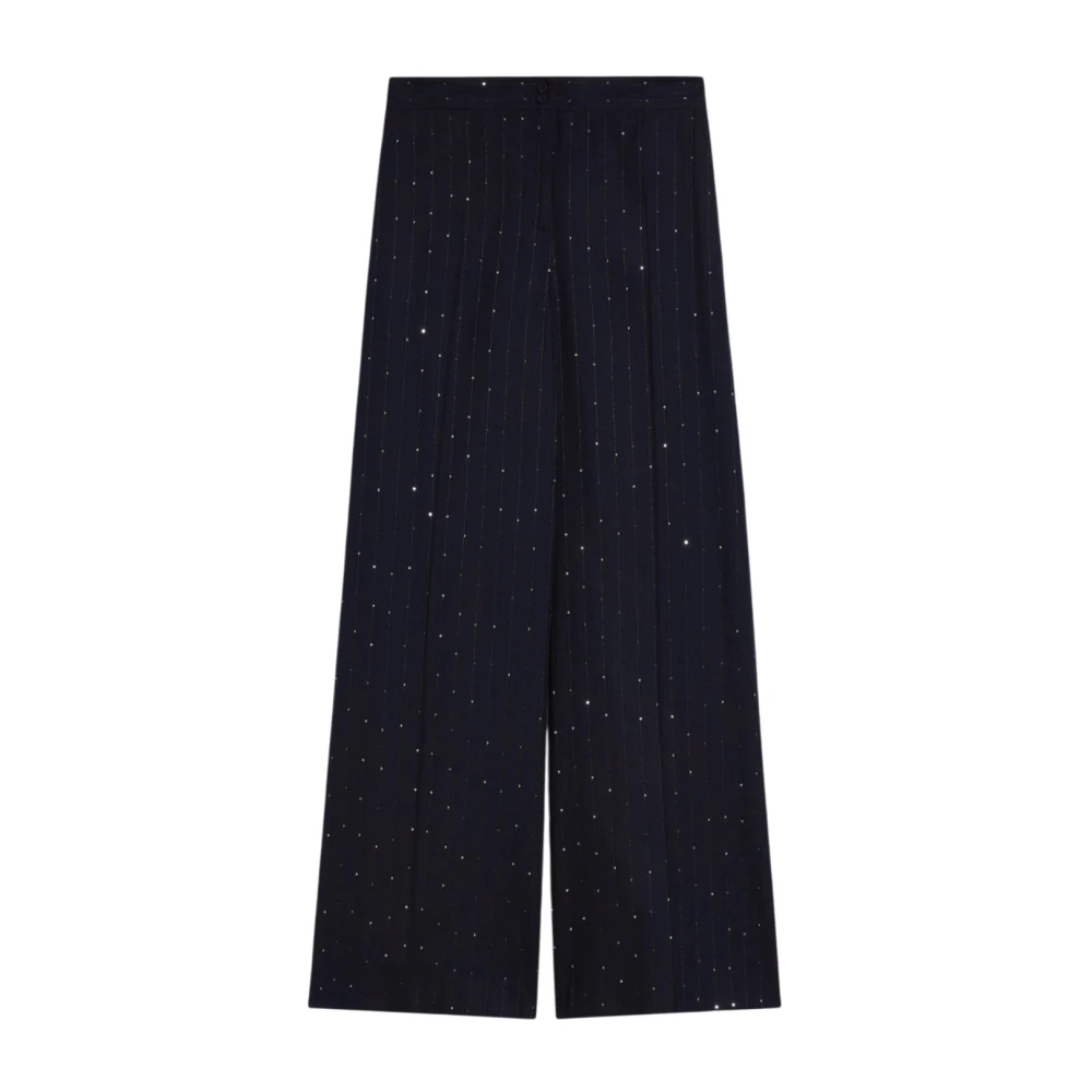 Pennyblack Women's Blue Wide Trousers, 2XS, Wide Trousers