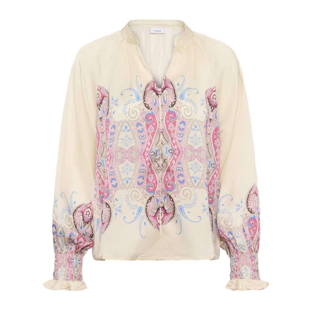 Saint Tropez , Damen, Blusen & Hemden, Mehrfarbig, M