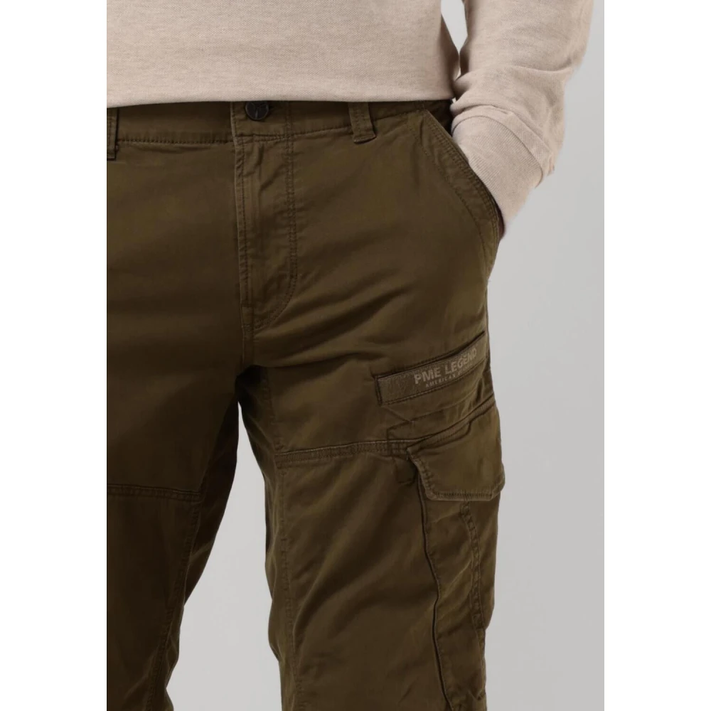 PME Legend Groene Cargo Stretch Twill Broek Green Heren