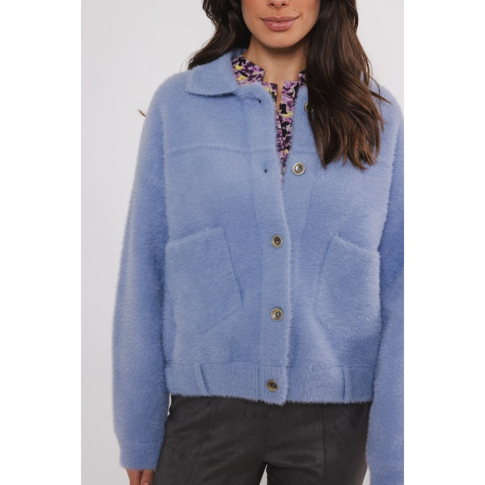 Rino&Pelle Boxy Bubbly Cloudy Jas Blue Dames