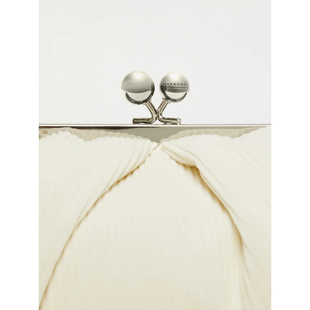 Max Mara Weekend Witte Pasticcino Tas Groot Clutch White Dames