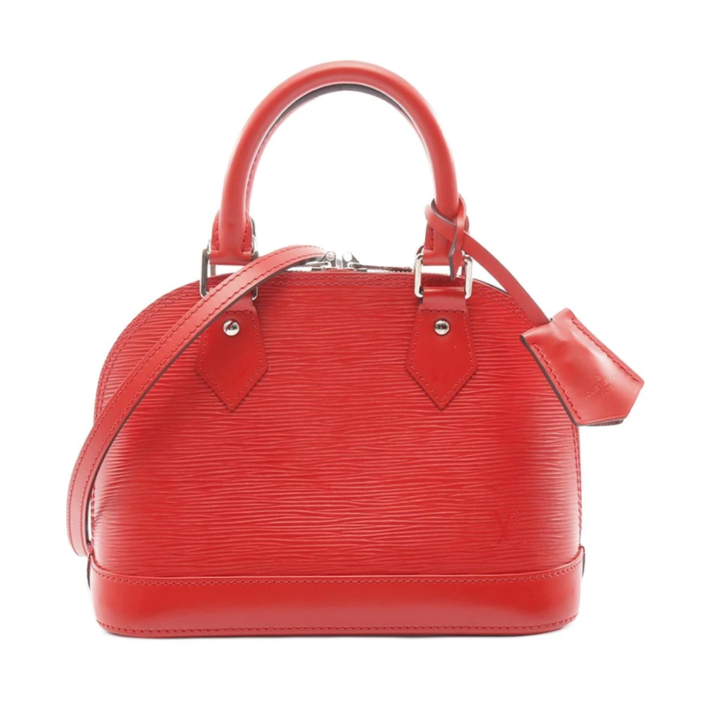 Louis Vuitton Vintage Women's Red Pre-Owned Alma Handbag