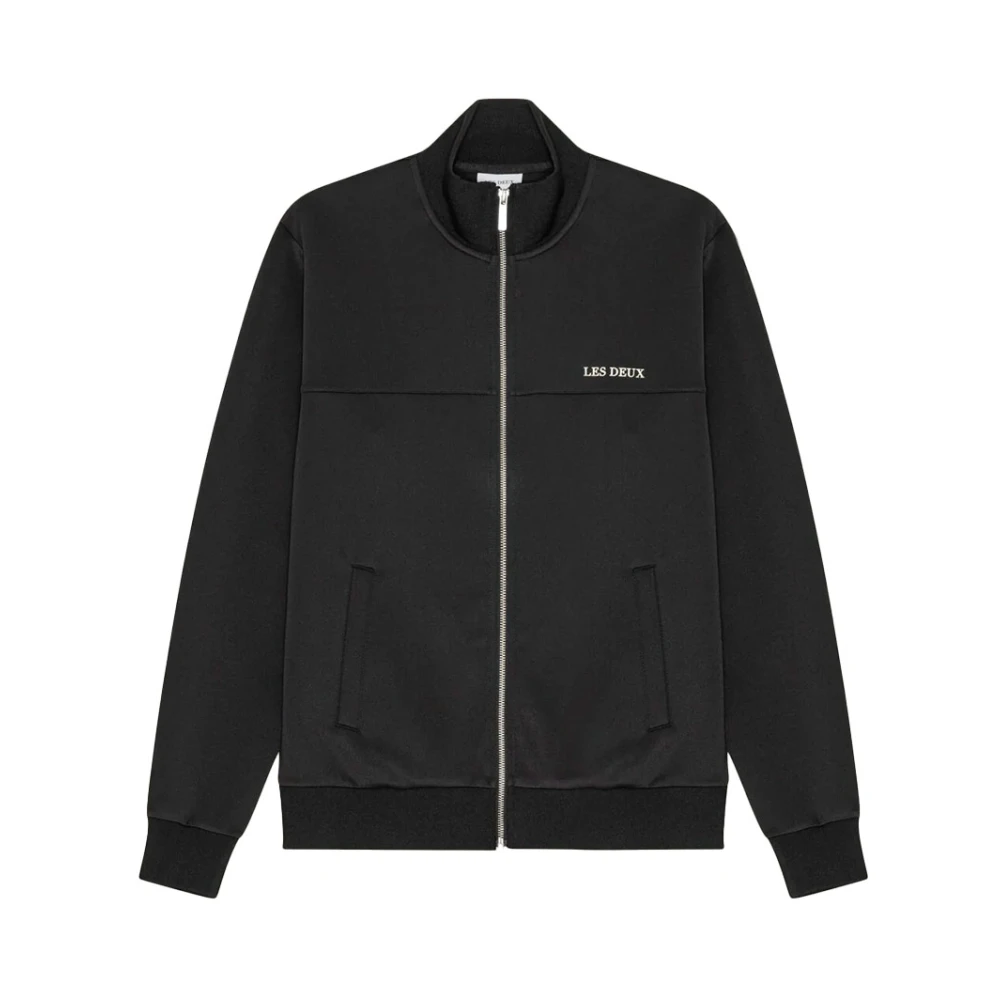 Les Deux Men's Black Zip-Throughs, 2XL, Ballier Track Jacket