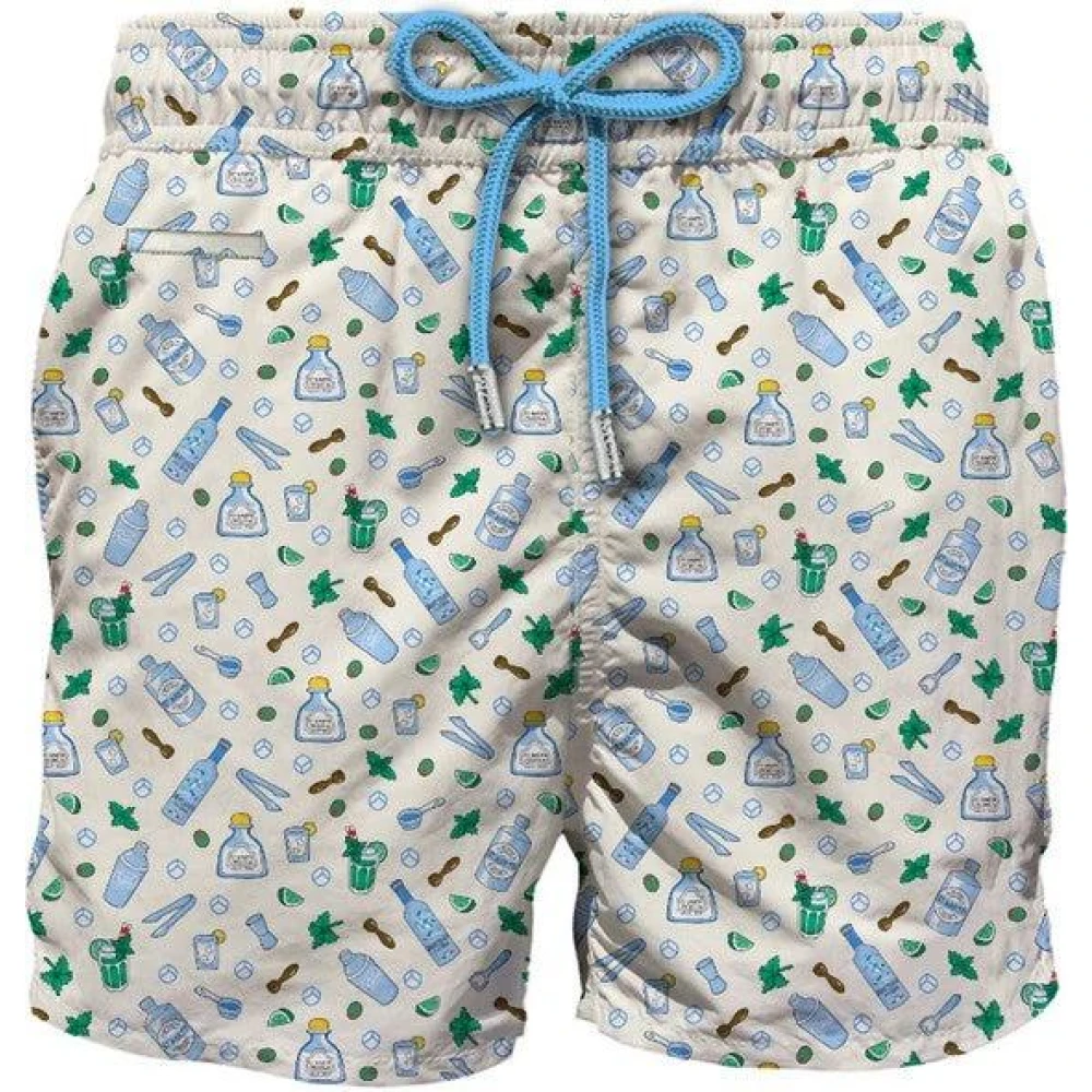 Mc2 Saint Barth Men's Multicolor Beachwear, L, Boxer Lighting