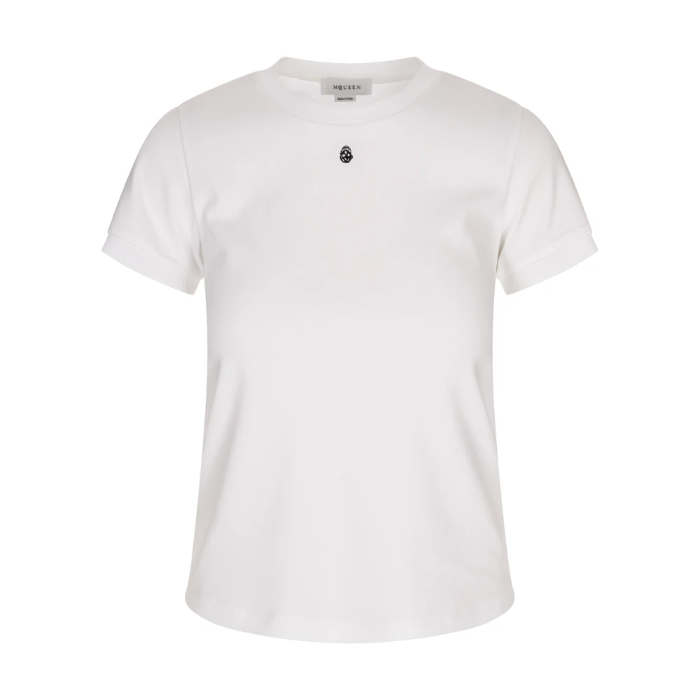 Alexander Mcqueen Women's White T-Shirts And Polos For