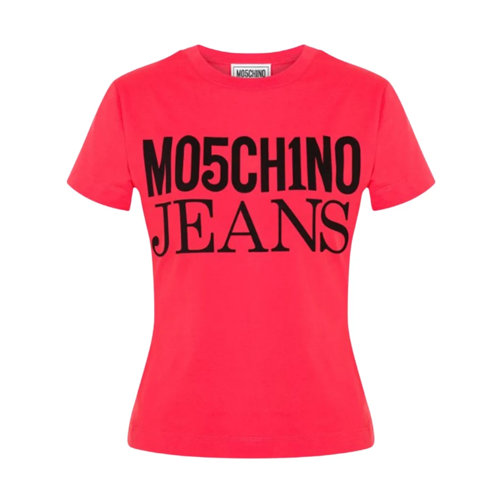 Moschino Korte Mouw Mode T-Shirt Red Dames