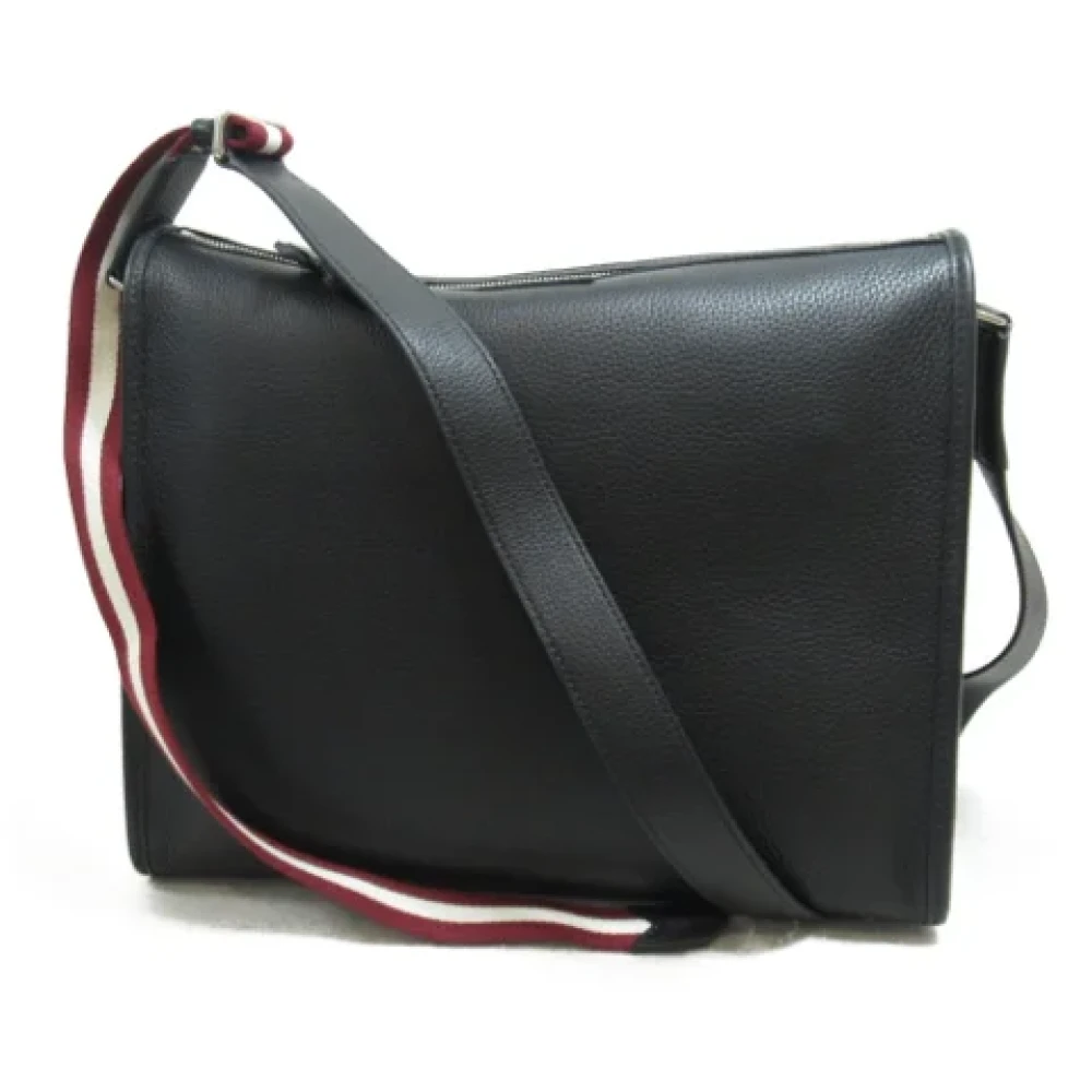 Bally Pre-owned Leather shoulder-bags Black Dames
