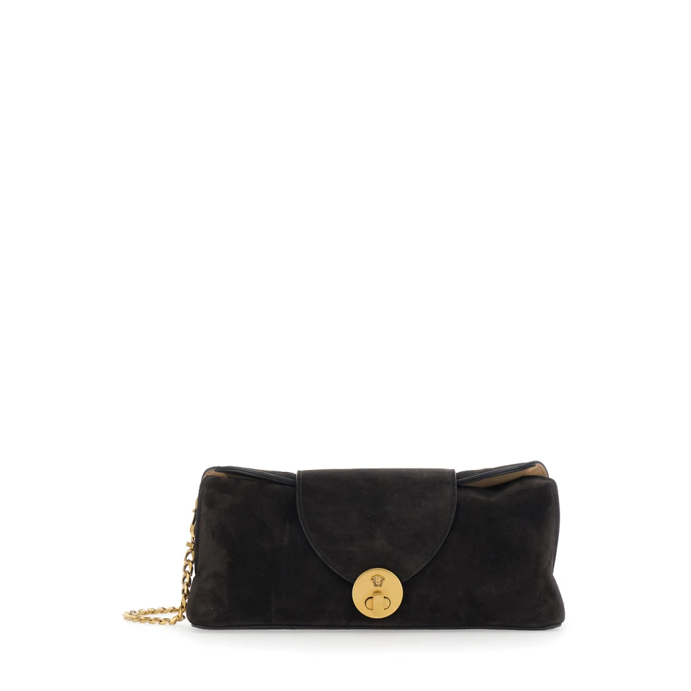 Versace Donna Marrone - Vivian Suede Clutch - Bags - One Size - Immagine 4