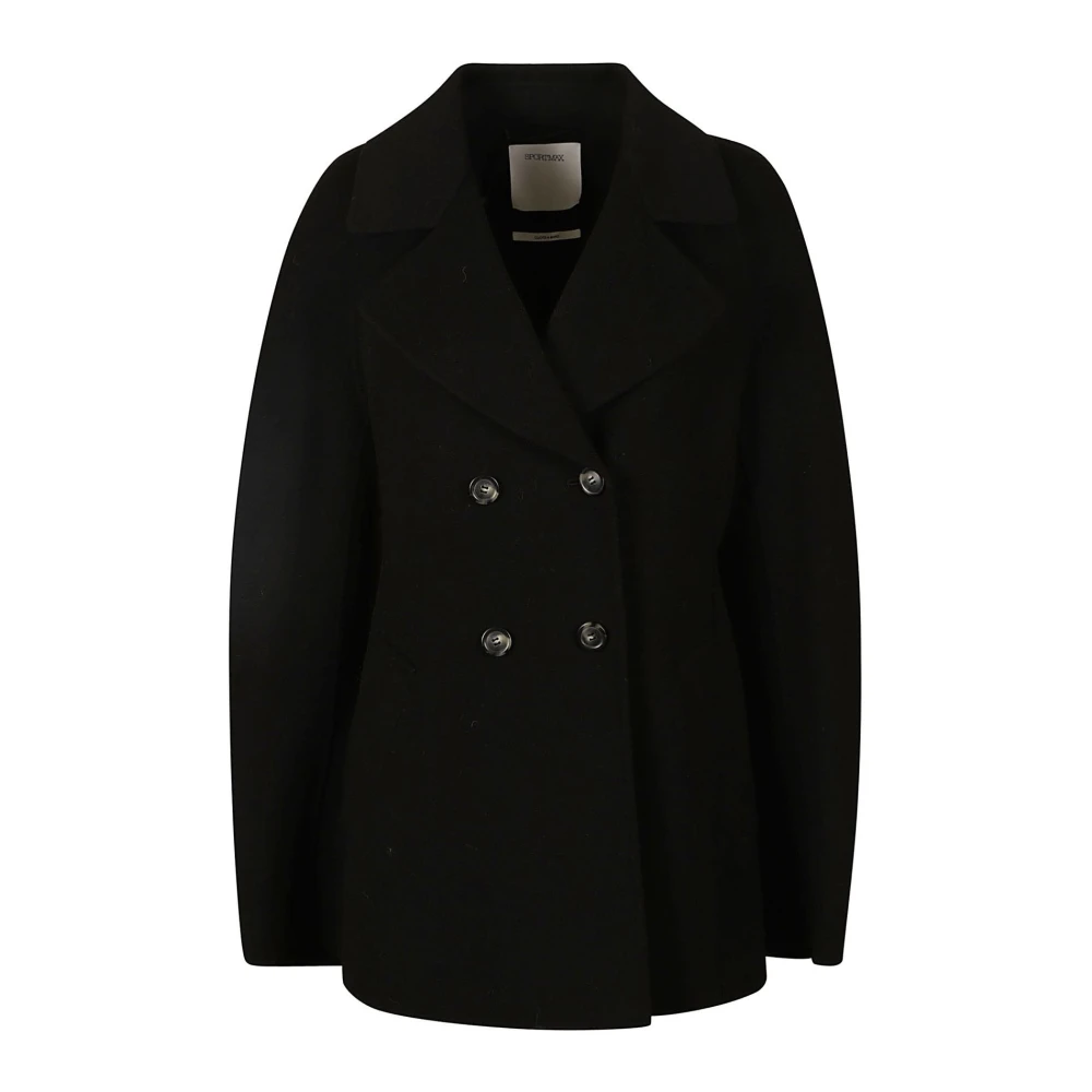 SPORTMAX Kasjmiermix Omslagjas Black Dames