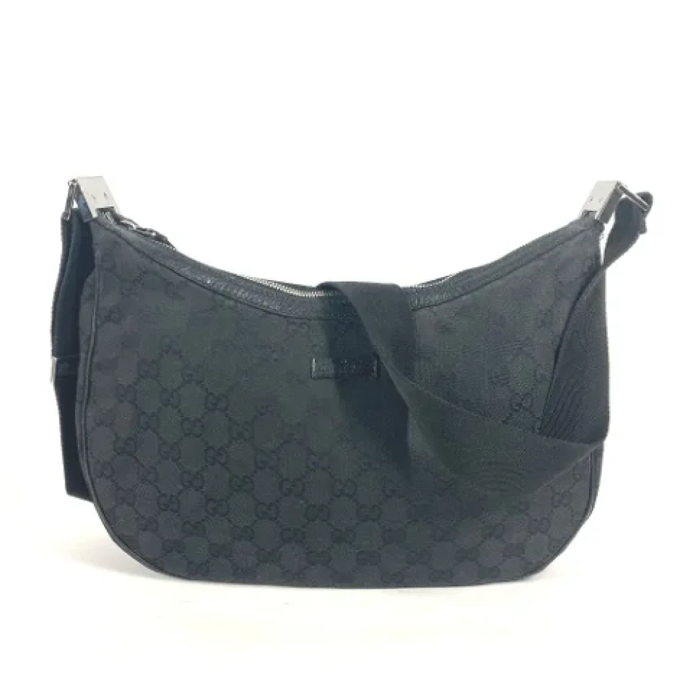 Gucci Vintage Pre-owned Canvas gucci-bags Black Heren